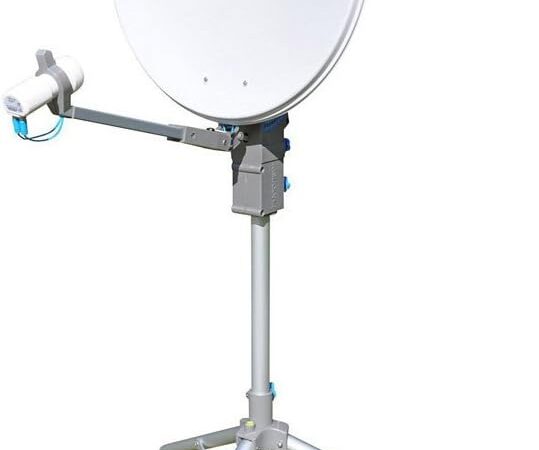 Maxview Sat-Anlage Precision Sat-Kit 65 Twin, Grau