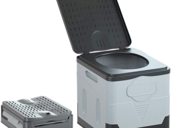 Chiyyak Camping Toilette Tragbare Toilette Faltbare Reisetoilette Outdoor-Reisen Camping bis zu 150kg