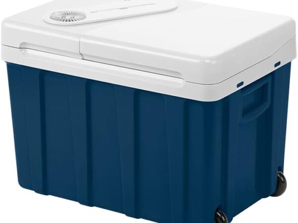 Mobicool MQ40W Kühlbox mit Rollen | Elektrisch | 39 L | 12V, 230V | für Auto, Boot, Reisemobil und Steckdose