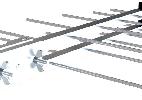 STRONG SRT ANT 100 | UHF Außenantenne | 16-18dB | DVB-T/T2 | High-Gain Verstärker | 4G / 5G Filter | 5V-Inserter | F-Stecker