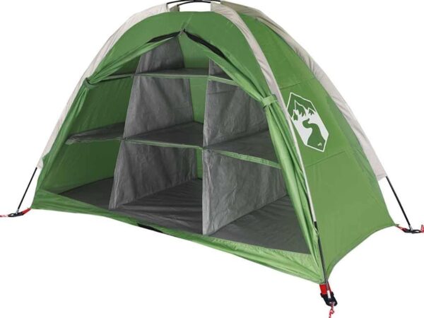 vidaXL Lagerzelt 9 Fächer Gartenzelt Unterstand Campingzelt Zelt 185T TAFT
