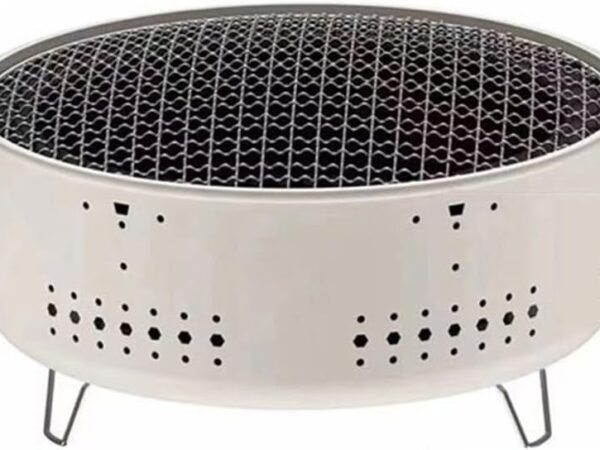 Holzkohlegrill für Camping und Innenbereich, effizientes Heizen und gleichmäßiges Kochgitter für perfekte Mahlzeiten jedes Mal