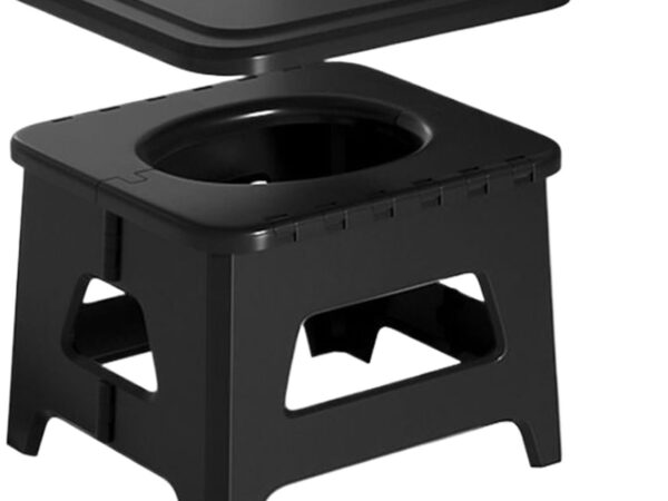 Außentoilette - Tragbare Campingtoilette Unterwegs | Kompakter faltbarer Toilettensitz für den Einsatz in Zelt, beim Wandern, auf Boot, in der Dusche, im Wohnmobil, bei Rucksacktouren, im Auto und auf