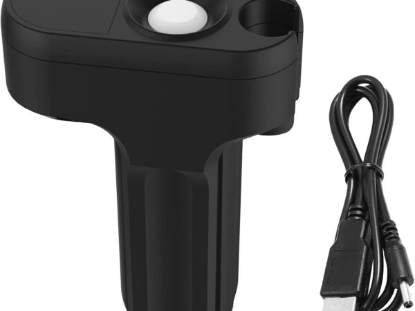 LUOOV Electric Portable Camping Shower,Compact Shower Pump mit USB Rechargeable Battery, Handgelenk Außendusche für Camping, Wandern, Reisen,w/3.7V Pumpe,6-Ft Schlauch