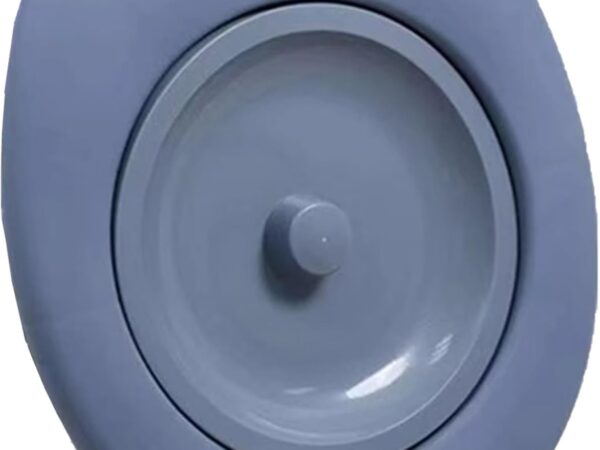 Huraoerrrr Eimer -Toilettensitz mit Deckel, 250 kg letztes wasserdichtes PVC -Camping -Toilette zum Wandern im Freien