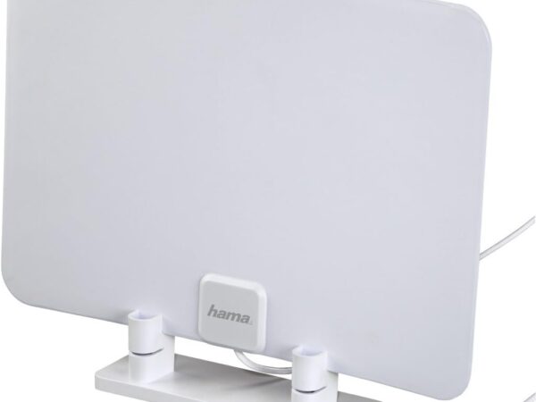 Hama Zimmerantenne in superflachem Design (für HD-TV/Radio DVB-T/DVB-T2, digital, passiv) Flach-Antenne