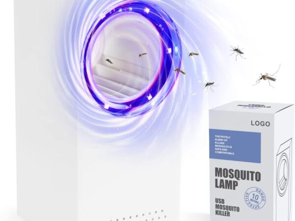 Insektenvernichter Elektrisch, Moskitolampe Elektrisches mit UV-Licht, USB Lampe, Moskitofalle Bug Zapper ziehen Fliegende Insekten für Innen- und Außenbereich