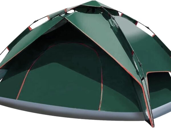 Campingzelt, automatisches Instant Pop up Zelt für 2-3 Personen, doppelschichtiges Wind und wasserdichtes Zelt, Übernachtungszelt geeignet für Wanderungen und Familienreise