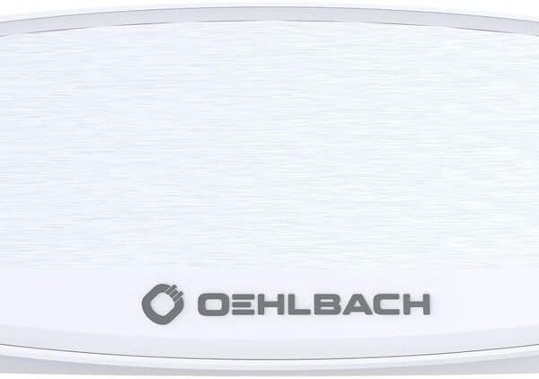 Oehlbach Scope Oval DVB-T2 HD Antenne - Digitale Zimmerantenne - USB Strom - Aktiv DVB-T-Verstärker - Innenantenne - Weiß, D1C17232