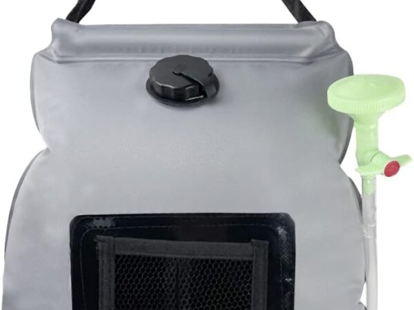 YAOTT Solar Dusche Tasche,20L Tragbare Solar Heizung Camping Dusche Tasche mit Duschkopf+Schlauch,Solar-Duschtasche,Solarbetrieben Campingdusche,Solardusche Outdoor für Camping,Wandern,Selbstfahren