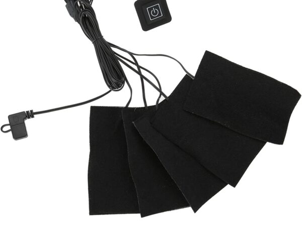 Raum Heizgeräte füR, USB Elektrische Kleidung Fünf Heizung USB-Heizung Einstellbare Temperatur Wärmer Werkzeug R Innen Batterie Pads Heizelement