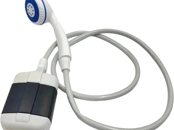 predolo Elektrische Dusche, Außendusche, tragbarer USB-Duschschlauch, Camping-Dusche, mit Duschkopf für die Reinigung von Wohnmobilen, Reisen, Strand und
