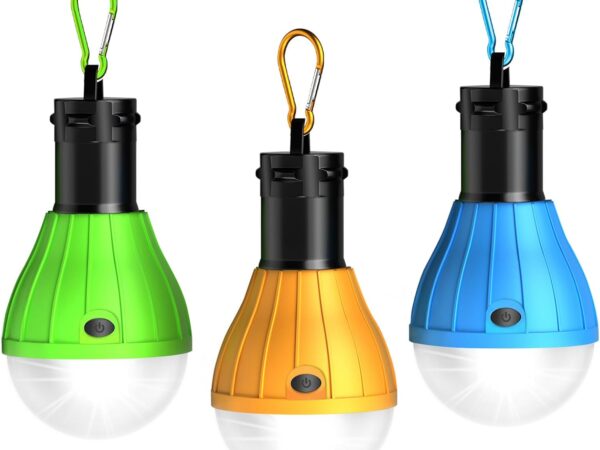 Camping Zubehör, Winzwon Campinglampe, Zeltlampe, Notfallleuchte LED Camping Laterne Batteriebetrieben, Geschenke für Kinder, Glühbirne Notlicht für Camping Angeln Stromausfall Notfall Hurricane