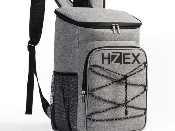Travel Cooler Lunch Backpack, 25L or 25 Can Hiking Back Pack, Insulated Lunch Box Bag, Water Resistant Can Beach Cooler, Leakproof and Lightweight for Traveling, Fishing, Camping
