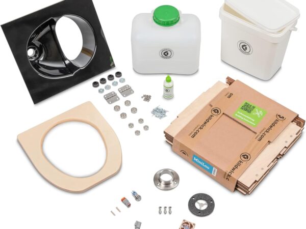 Kildwick MiniLoo Bausatz Campingtoilette/Komposttoilette mit Lüfter 12V