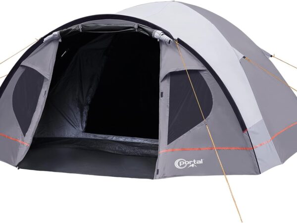 PORTAL Blackout Zelt 3-4 Perosonen mit Vorzelt Camping Kuppelzelt 4000mm wasserdicht Familienzelt Festivalzelt Outdoor für Camping Reise