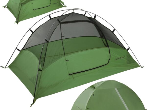 Clostnature Crux Zelt für 1/2/3/4 Personen - Wasserdichtes Campingzelt, Leichtes Kuppelzelt Mit Kleinem Packmaß, Winddicht für 3-4 Jahreszeiten, Perfekt für Trekking, Bikepacking, Outdoor-Abenteuer