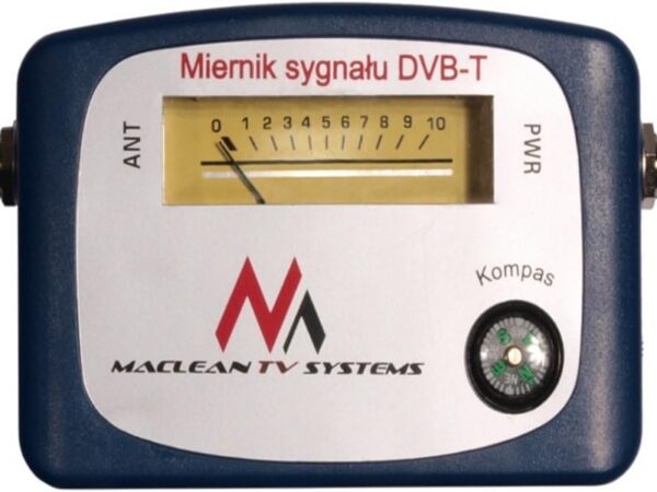 Maclean MCTV-627 DVB-T Signal Finder Digital Antenne Terrestrisch mit Kompass blau