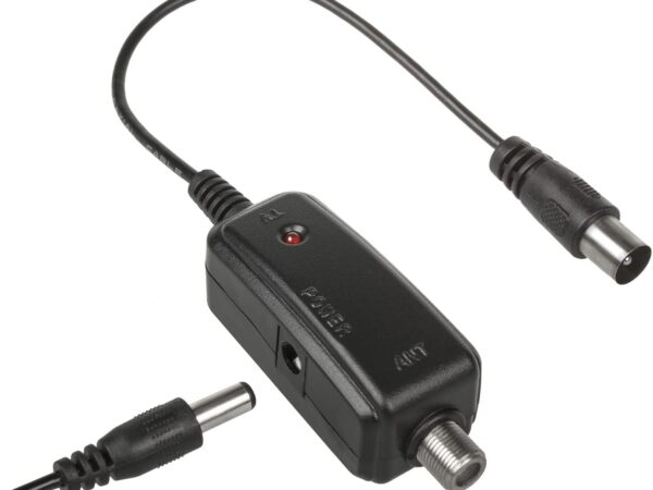 Maclean MCTV-697 Adapter USB Stromversorgung zu DVB-T Antenne Verbinder Steckverbinder Verteiler