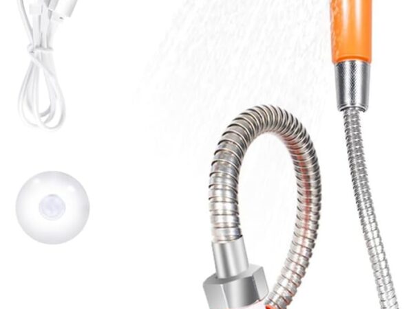 Proypiax Tragbare Dusche - Digitale Temperaturanzeige Campingdusche | wasserdichte Wiederaufladbare Pumpe Für Outdoor Wandern Reisen Haustierwäsche
