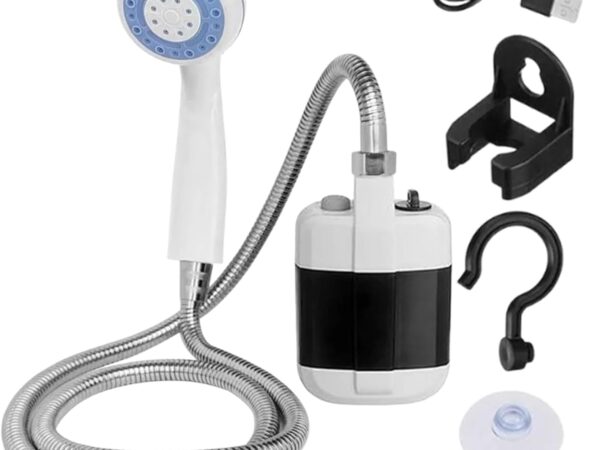 Wlikmjg Campingdusche | Elektrische Reisepumpe - Handheld Wiederaufladbares Gerät Für Haustiere Unterwegs