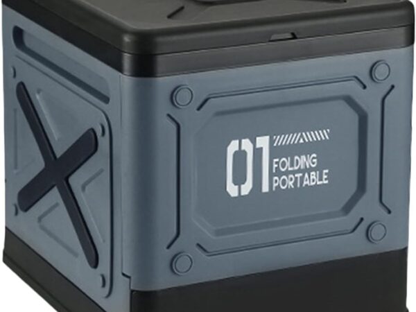 Generisch Tragbare Campingtoilette, Campingtoilette mit Deckel - Erwachsene Camping faltbares Porta-Töpfchen - Robuste, Faltbare Campingtoilette mit Deckel für Auto, Boot, Zelt, Ausflüge