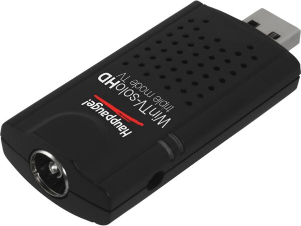 Hauppauge WinTV-soloHD 01589 - USB TV-Tuner - digitales Fernsehen DVB-T2 HD, DVB-C HD, DVB-T für Laptop oder PC