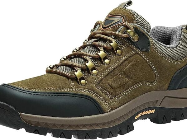 OutPro Wanderschuhe Herren Outdoor rutschfest Trekkingschuhe Komfortabel Männer Hiking Schuhe für Camping Wandern