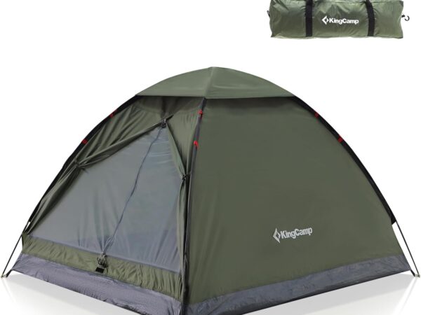 KingCamp Ultraleicht Camping Zelt MONDOME II für 2 Personen - Wasserdichtes Zelt, Kompakt und Rucksack-freundlich - Ideales Zelt für Camping, Trekking und Outdoor-Aktivitäten