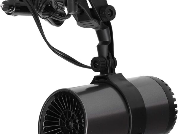 HeizlüFter Auto,150w Autoheizung 12V Tragbare 2 in 1 Heizung Kühlung, Auto HeizlüFter Tragbare Autoheizung Kann Heizen und Kühlen, 360-Grad-Drehung mit Saugnapf (schwarz)