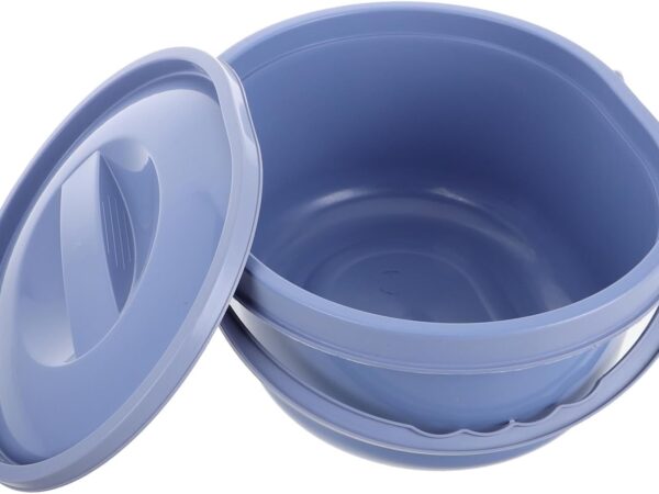 UKCOCO Kommode Reisetöpfchen Reisetopfsitz für Kleinkinder Töpfchensitz -WC Nachttoilette für Senioren tragbares Badezimmer Reise Toilette Bettpfannen PVC Sky-Blue