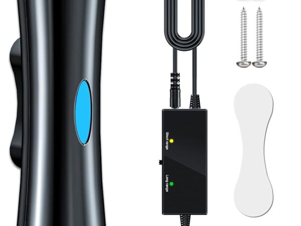 DVB-T/DVB-T2-Antenne Antenna, Digitale Antenne für TV Innen/Außen mit Verstärker Signalverstärker,CG0415