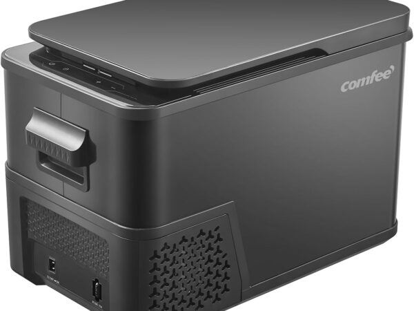 Comfee RCP27DK3(E) 27L Kompressor-Kühlbox, 12V/230V Elektrischer Camping-Kühlschrank, -20℃ bis 20℃, 3 Einstellbare Stufen, 45dB Geräusch, Ideal für Auto, LKW, Strand, Picknick [Energieklasse E]