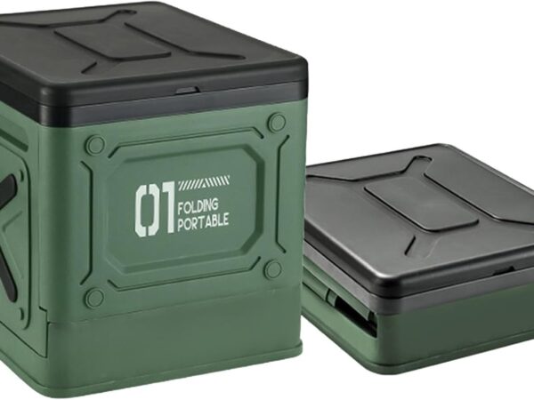 Tragbares Töpfchen für Erwachsene,Tragbares Porta-Töpfchen,Zusammenklappbares Porta Potty, tragbare Toilette für unterwegs | Robuste, faltbare Campingtoilette mit Deckel für Auto, Boot, Zelt, Ausflüge