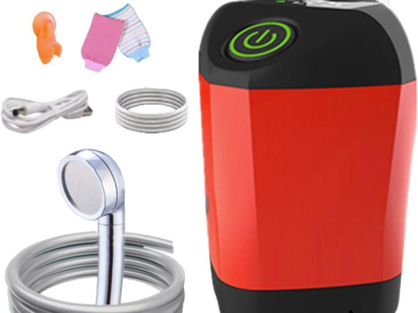 Tragbare Dusche, tragbare Campingdusche | wasserdichte tragbare Camping-Duschtasche,Abnehmbarer elektrischer Handduschkopf, Camping-Duschset für die Reinigung von Haustieren am und auf Reisen