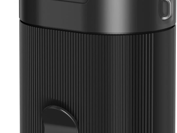 COZOME Tragbarer Ventilator Akku, Klein T Shirt Ventilator mit Clip, Aufladbarer Waist Fan on Belt, Turbo Gürtel Lüfter mit Hängeseil, 4 Windstärken, USB C, 6600 RPM, Ideal für Arbeit, Baustelle