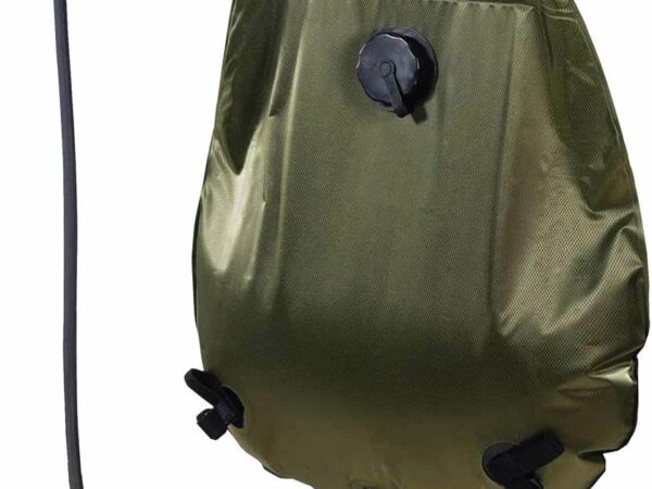 MFH Solar Dusche Deluxe ca 20 l mit Thermometer Solardusche Campingdusche Garten Brause Camping Thermometer