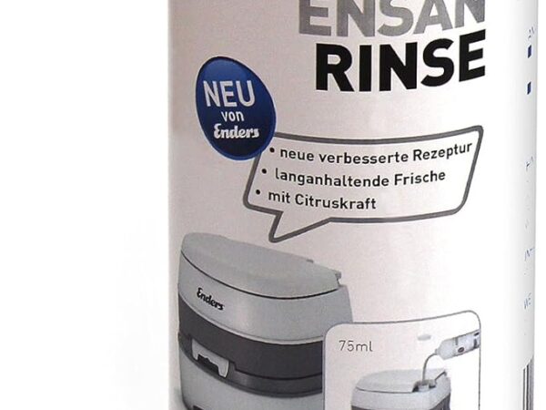 Enders® Sanitärflüssigkeit ENSAN RINSE (für den Spülwassertank), 1l, für die Campingtoilette, für das mobile WC, hält Toilette hygienisch sauber, für ca. 150l Spülwasser, rot, #4984