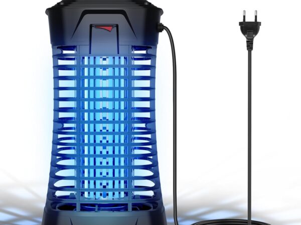 Loowoko Mückenlampe, Elektrischer Insektenvernichter Elektrisch, 4200V 15W Mückenkiller, Elektrische Fliegenfalle, Mückenvernichter, Mückenfalle Elektrisch, Insektenlampe, Anti Mücken, Fliegen, Motte