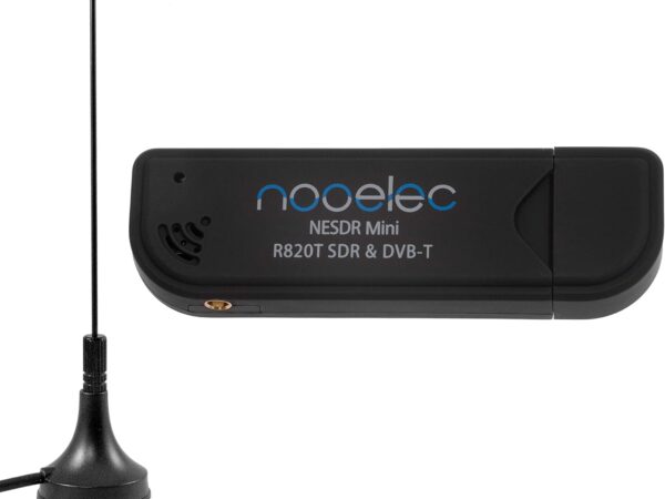 NESDR Mini (TV28T v2) USB RTL-SDR, DVB-T und ADS-B-Empfängerset mit Antenne. RTL2832U & R820T. Kostengünstiges Software Defined Radio, Kompatibel mit den Meisten Softwarepaketen