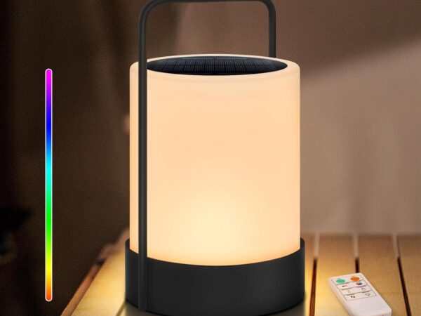 Solar Akku Outdoor Lampe Aus Metall Solar Tischleuchte Outdoor 8 Farben Solar Tischlampe Tragbare Solar Lampe FüR Tisch Bbq Camping Garten Terrasses