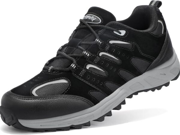Kricely Wanderschuhe Herren Trekkingschuhe Outdoor Schuhe Hiking Shoes Herren Sneaker Bergsteigen Leichte Sportschuhe für Trekking und Wandern