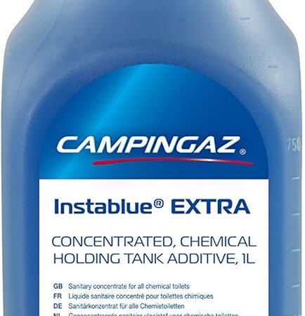 Campingaz Instablue Extra 1 Liter Sanitärflüssigkeit für Abwassertank der Campingtoilette, Sanitärzusatz für Chemietoilette, Toilettenzusatz Wohnmobil