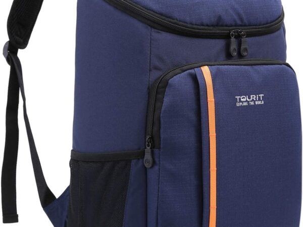 TOURIT Kühlrucksack Leichter Rucksack 28L mit Flaschenöffner Hält 30 Dosen