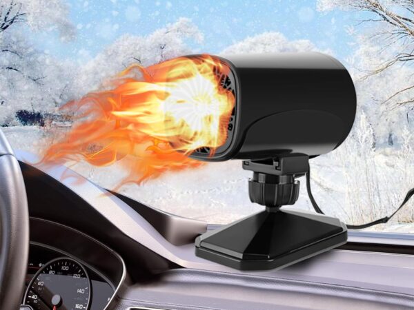 COMBLU Auto Heizung, Tragbare Autoheizung, 150W 12V Auto Heizung und Entfroster, Auto Heizung für Winter, 2 in 1 Schnelles Heizen & Kühlen Ventilator, 360 Grad Drehsockel Tragbare Autoheizung