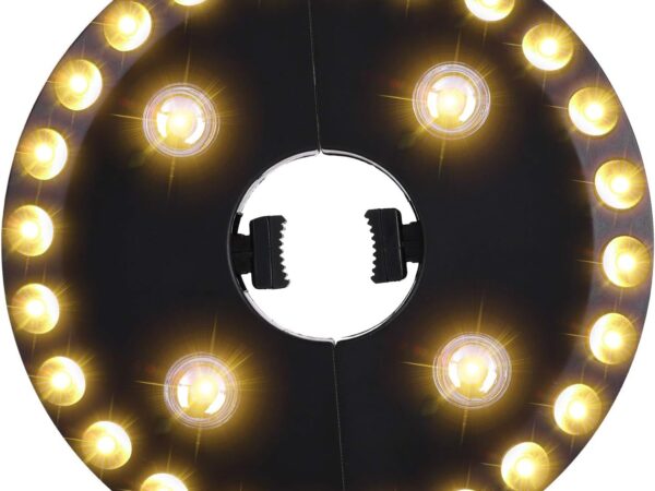 LED Sonnenschirm Beleuchtung Licht Hell Sonnenschirmbeleuchtung mit 3 Modi Batterie betrieben für Garten Party