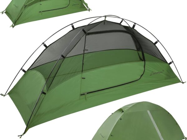 Clostnature Crux Zelt für 1/2/3/4 Personen - Wasserdichtes Campingzelt, Leichtes Kuppelzelt Mit Kleinem Packmaß, Winddicht für 3-4 Jahreszeiten, Perfekt für Trekking, Bikepacking, Outdoor-Abenteuer