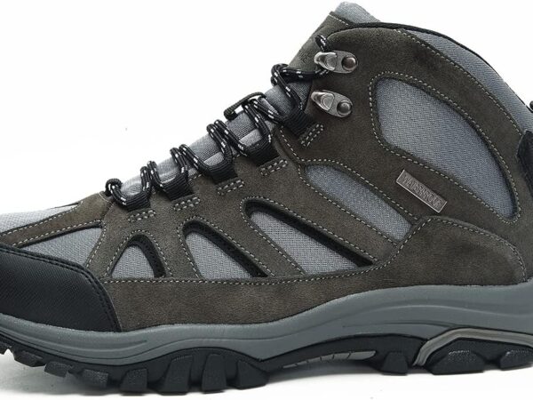 Idea Frames Herren Damen Wanderschuhe Wasserdicht Outdoor Anti-Rutsch Wanderstiefel Sportlich Bequem Leicht Outdoor Wandern Trekking Schuhe Braun/Schwarz Grau/Schwarz Violett/Grau Orange 36-46 EU