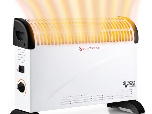 DONYER POWER Konvektor-Heizkörper 2000W Raumheizung mit Einstellbarem Thermostat Nicht Vorjähriges Inventar