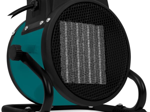 VONROC Heizlüfter energiesparend, Heizungslüfter elektrisch 2000W - Heizung Werkstatt, Hobbyraum, Camping Heizer, Zeltheizung, Heizgebläse für 20m2, 2 Heizstufen und Lüfterfunktion